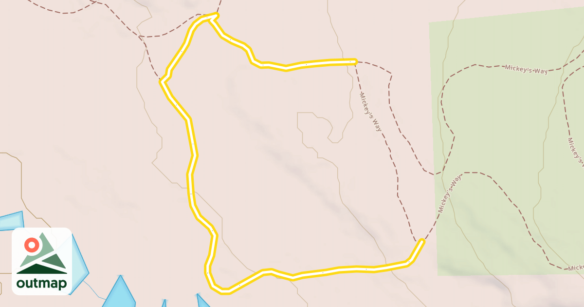 Map of Piste Acadienne