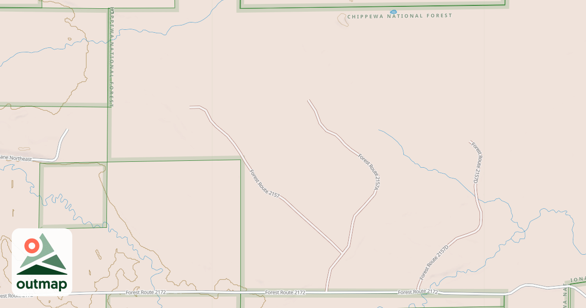 Map of KITCHI CREEK