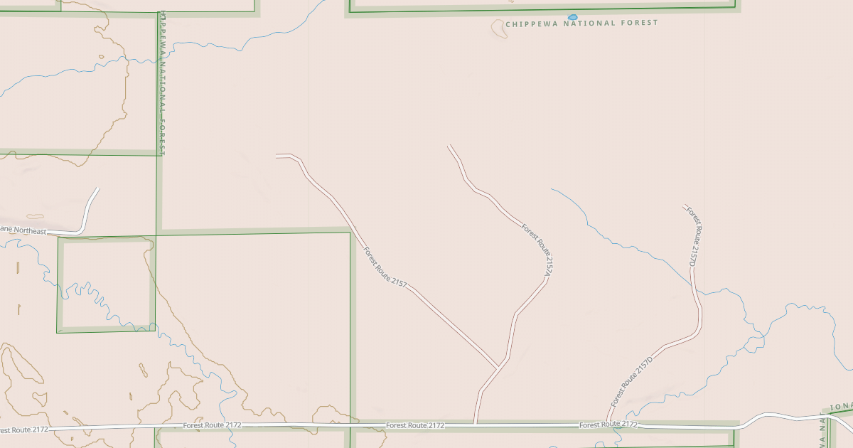 Map preview of KITCHI CREEK