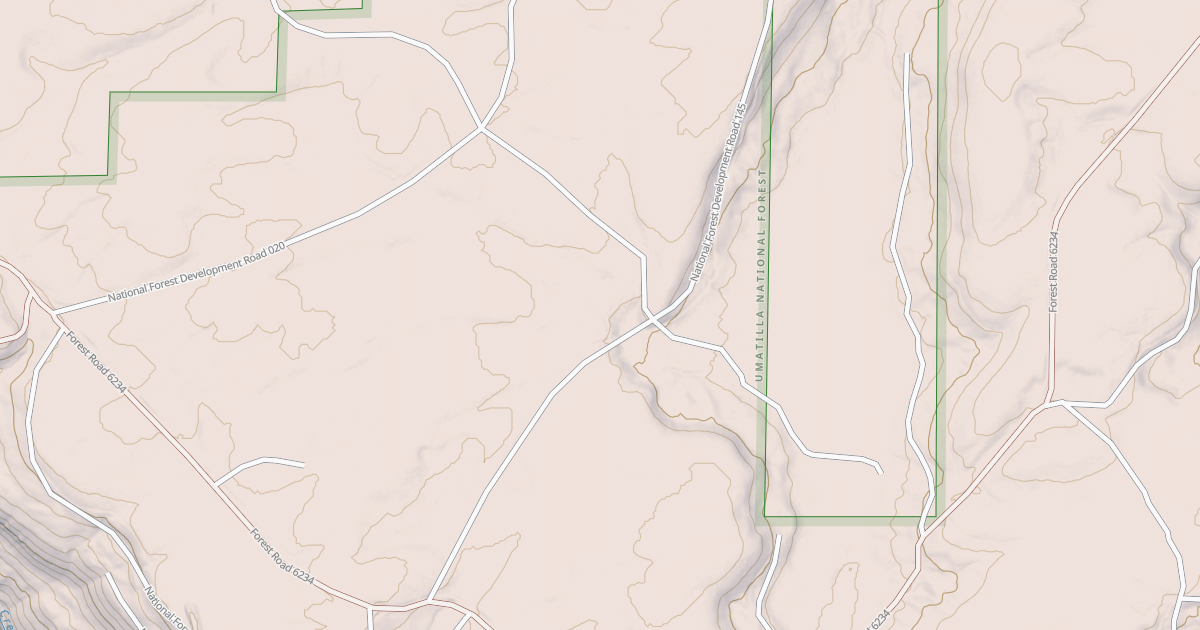 Map preview of USFS National Forest System Roads {7B12EBAB-BD47-430E-9581-AE195EC86DFA}