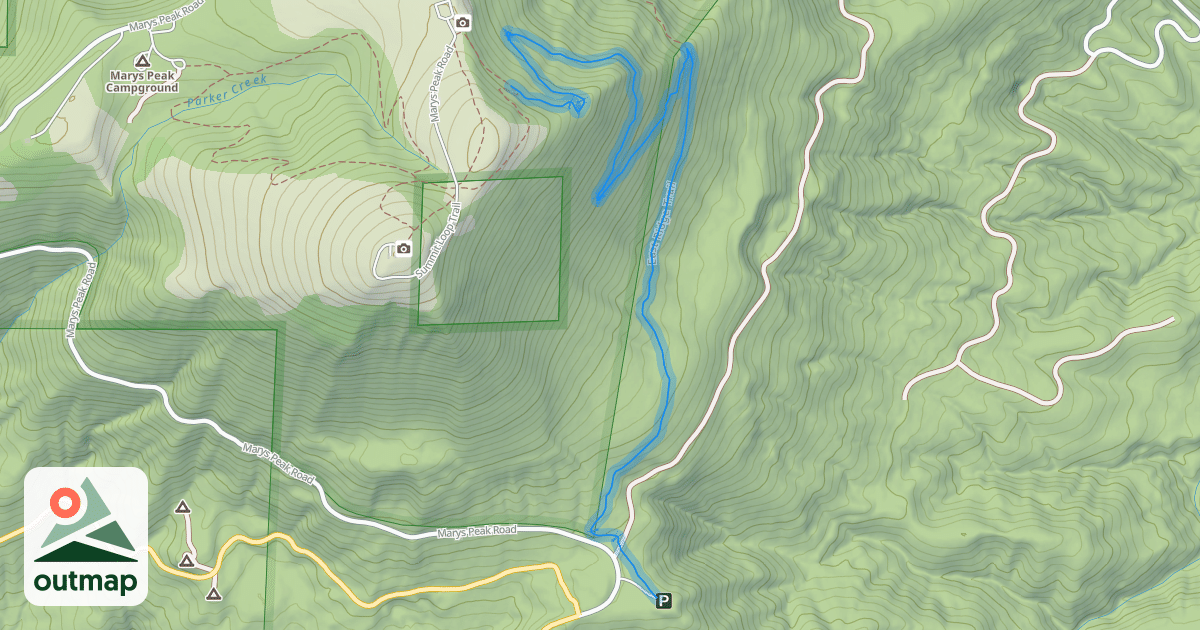 Map of East Ridge Trail
