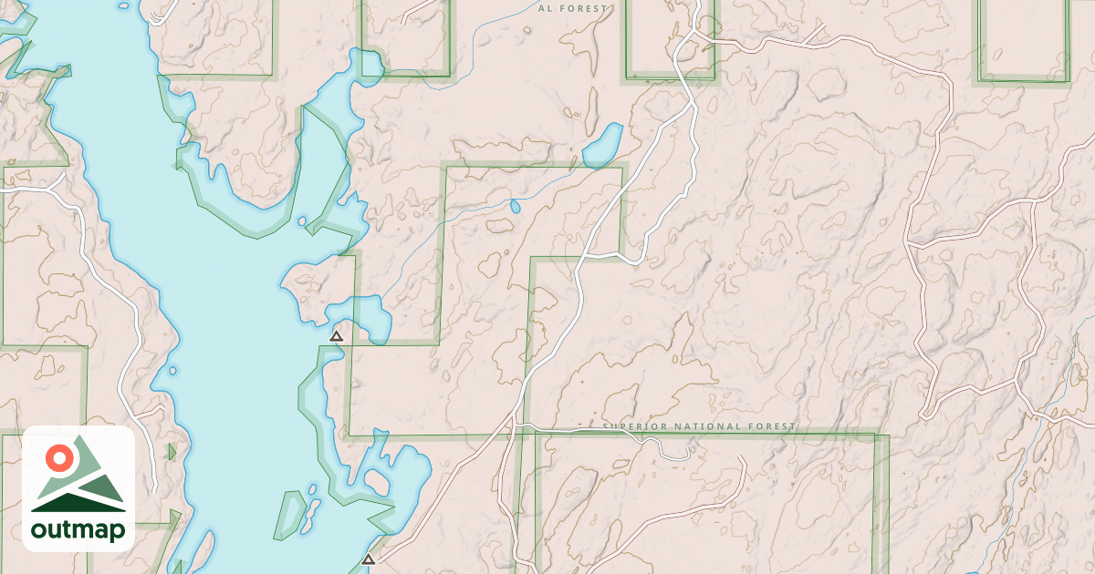 Map of BIRCH LAKE ACCESS