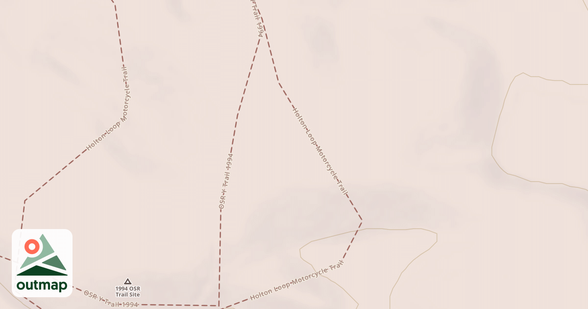 Map of HOLTON MOTORCYCLE TRAIL