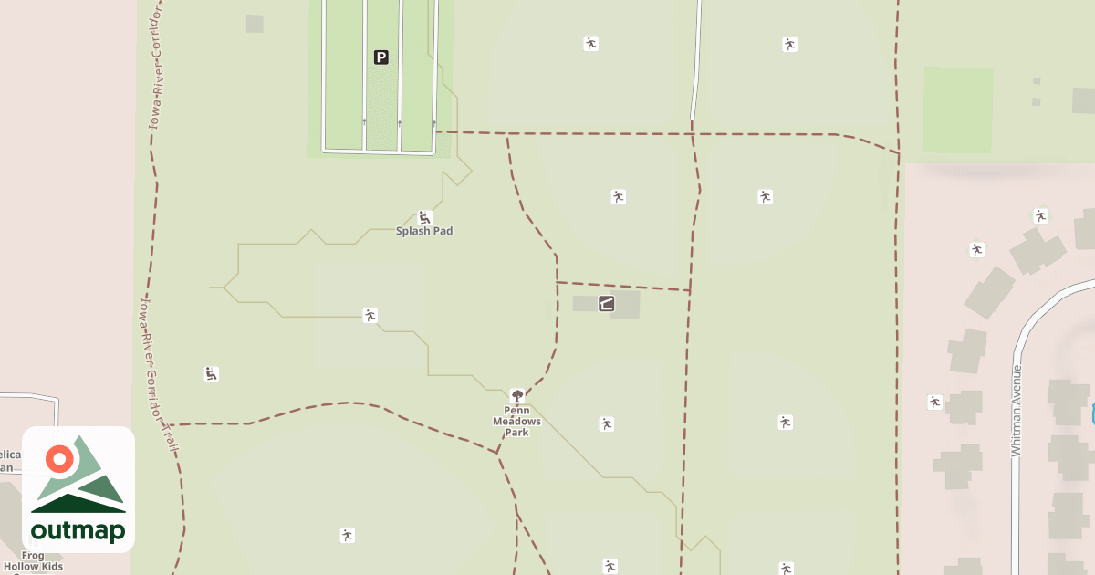 Map of Penn Meadows Park
