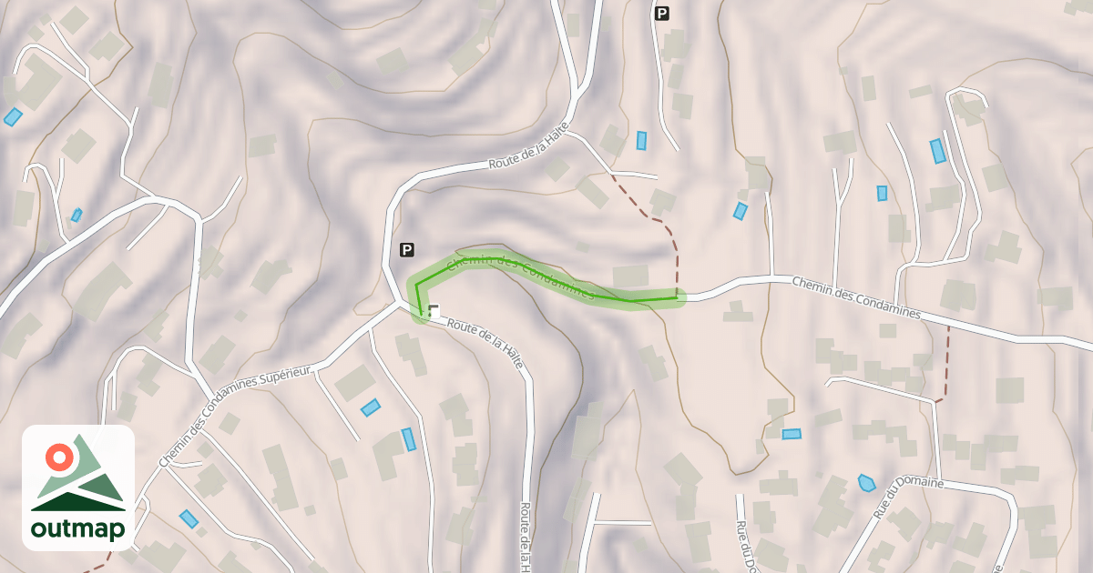 Map of Chemin des Condamines