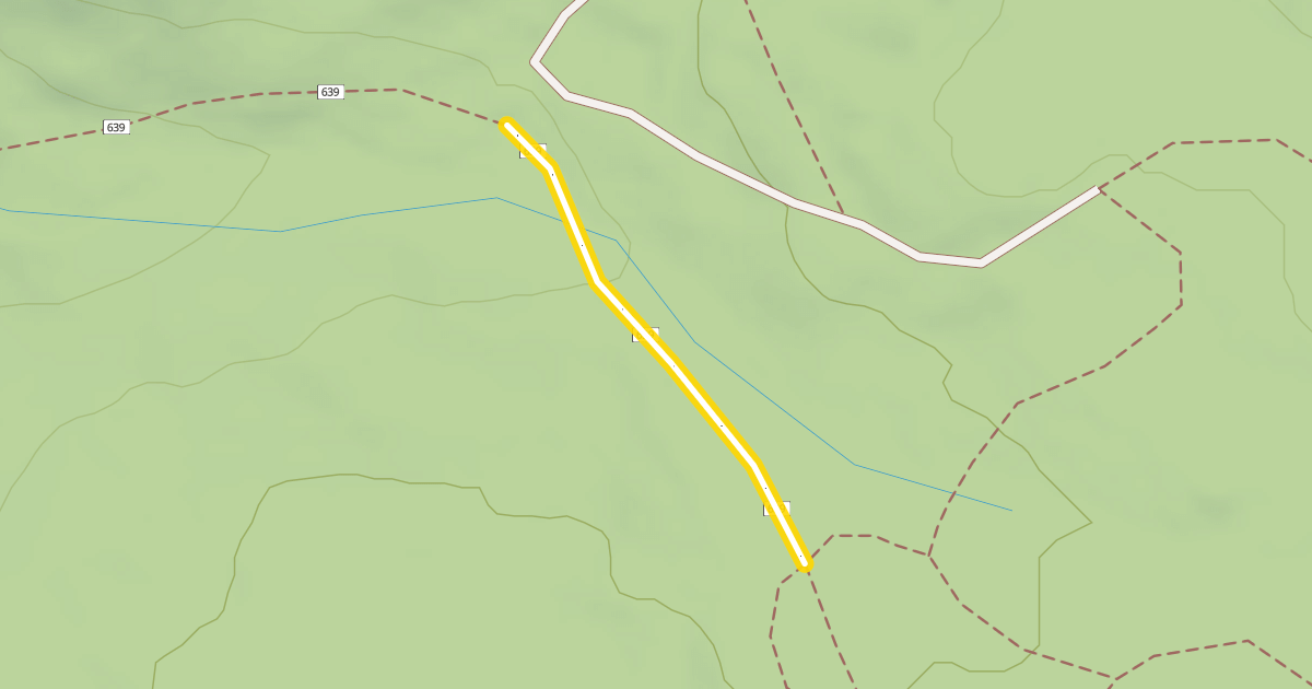 Map preview of Lily Lake Trail #639