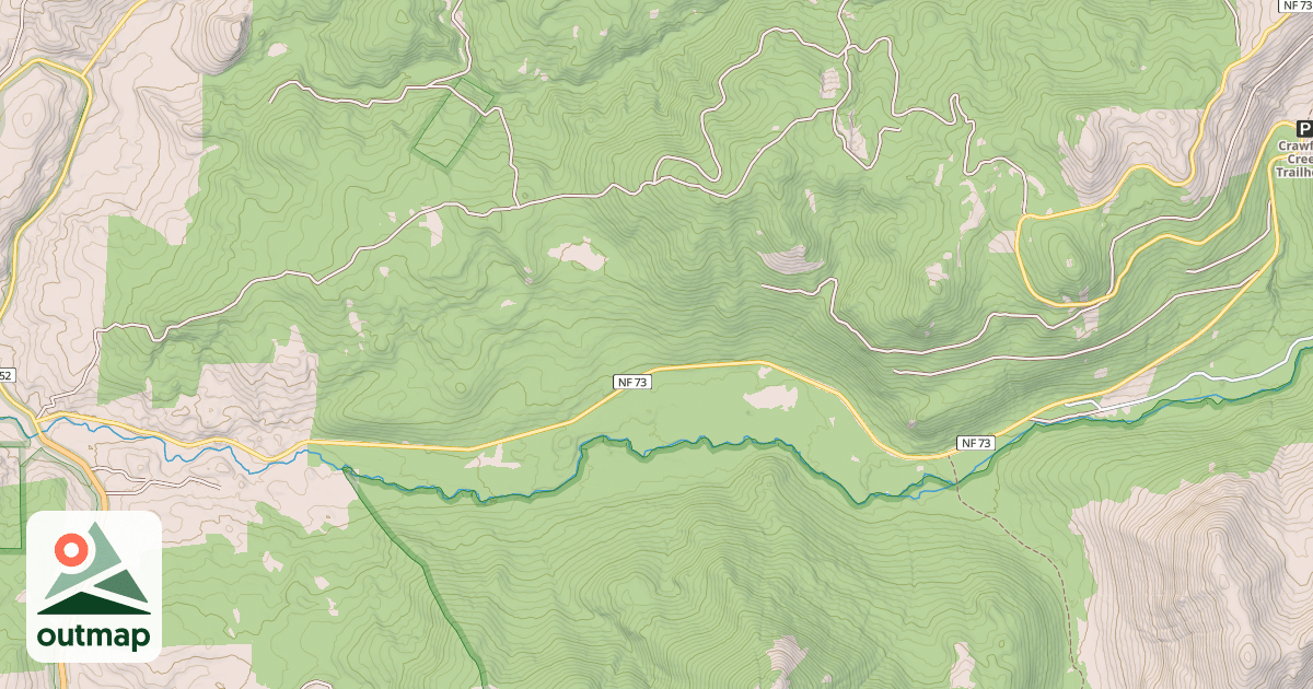 Map of Elkhorn Drive Snowmobile