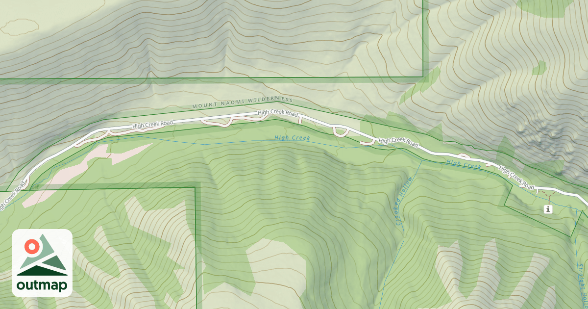 Map of HIGHCREEK