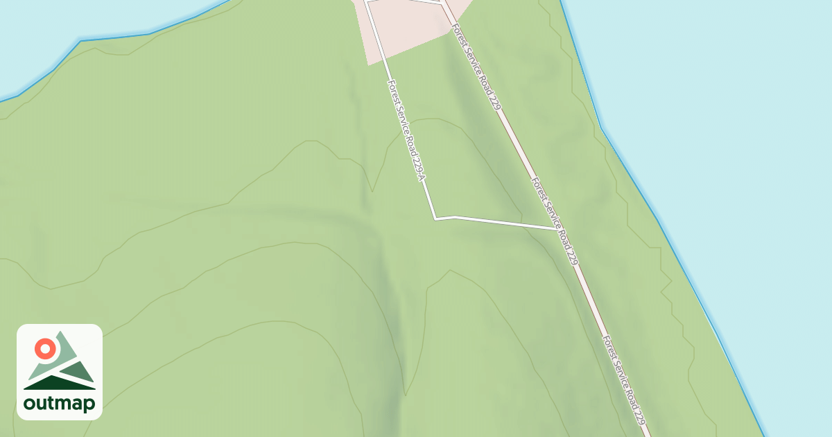 Map of G.T. CAMPSITE 19  ACCESS