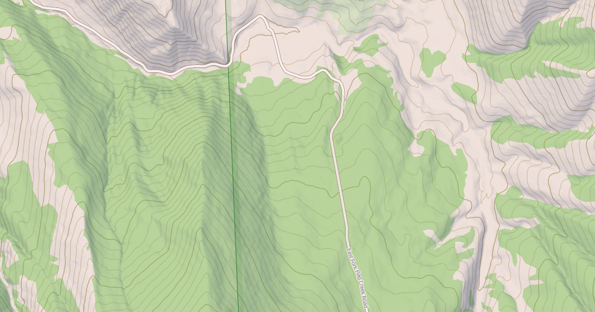 Map preview of Flag Creek