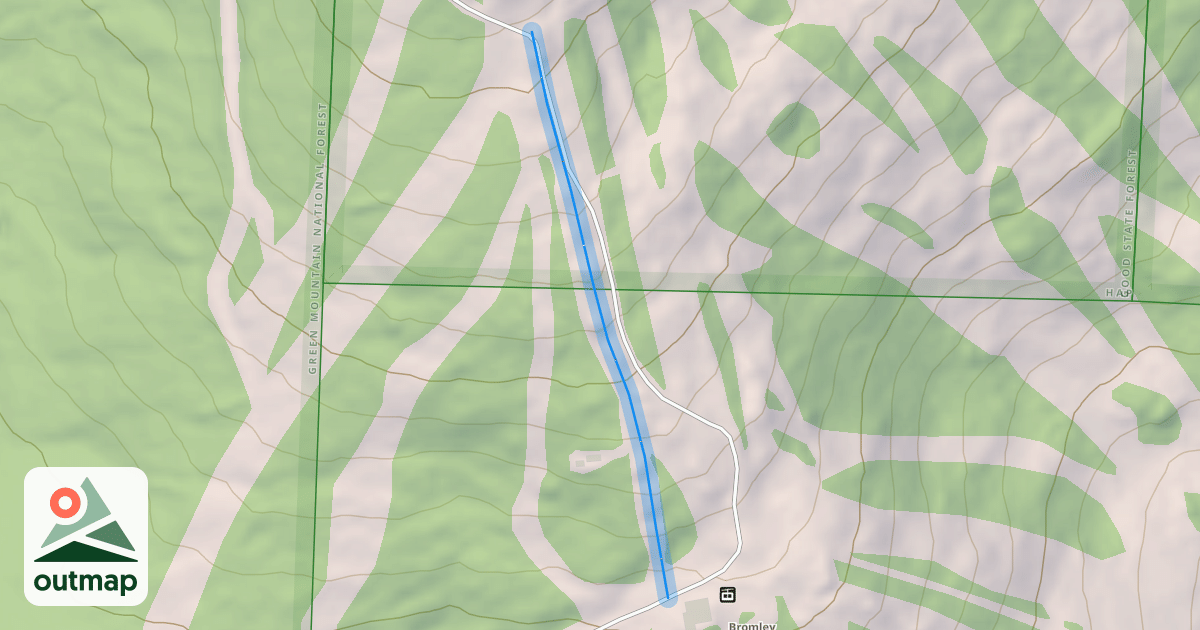 Map of Route 100