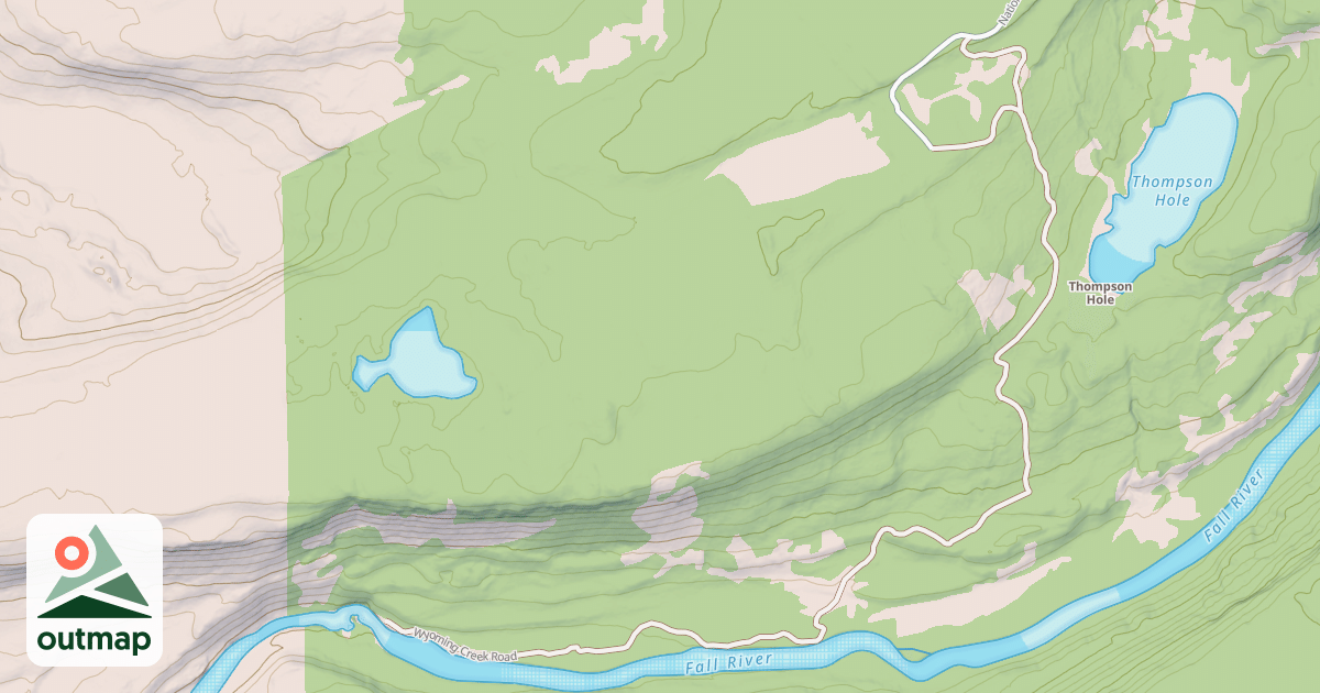 Map of THOMPSON HOLE
