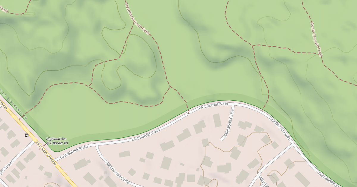 Map preview of Hemlock Pool Path