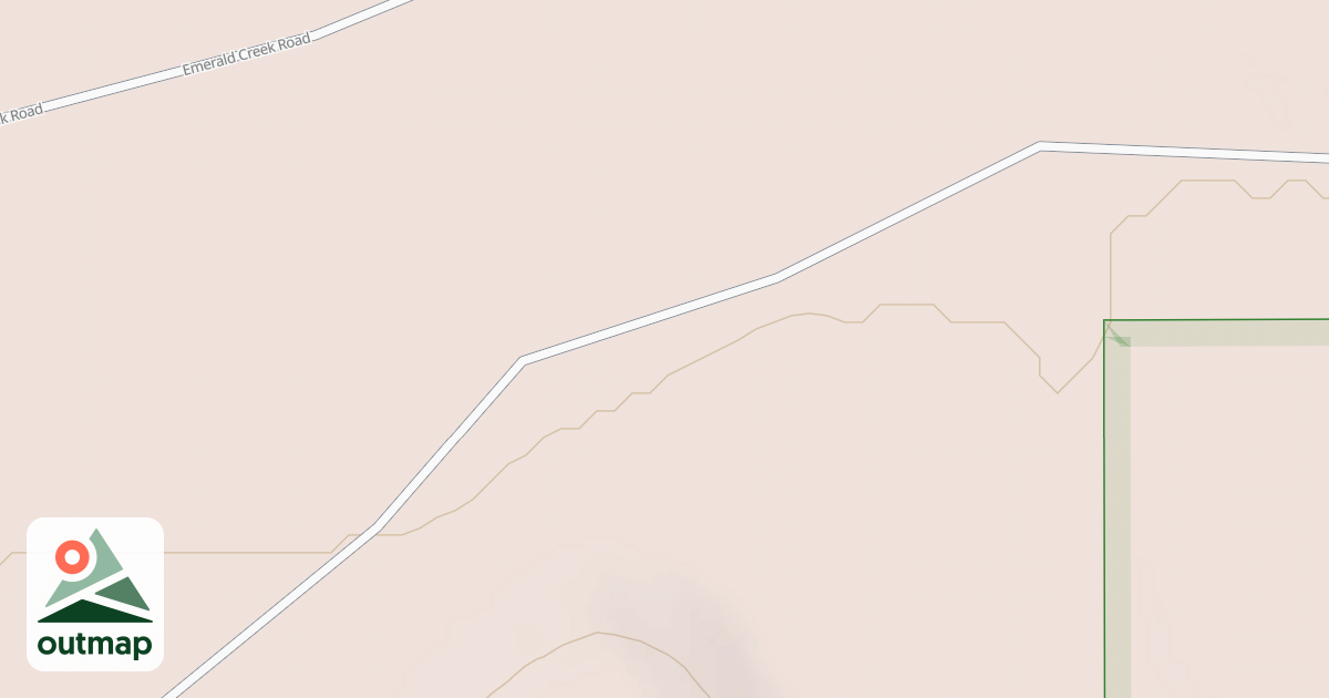 Map of WEST FORK EMERALD CREEK