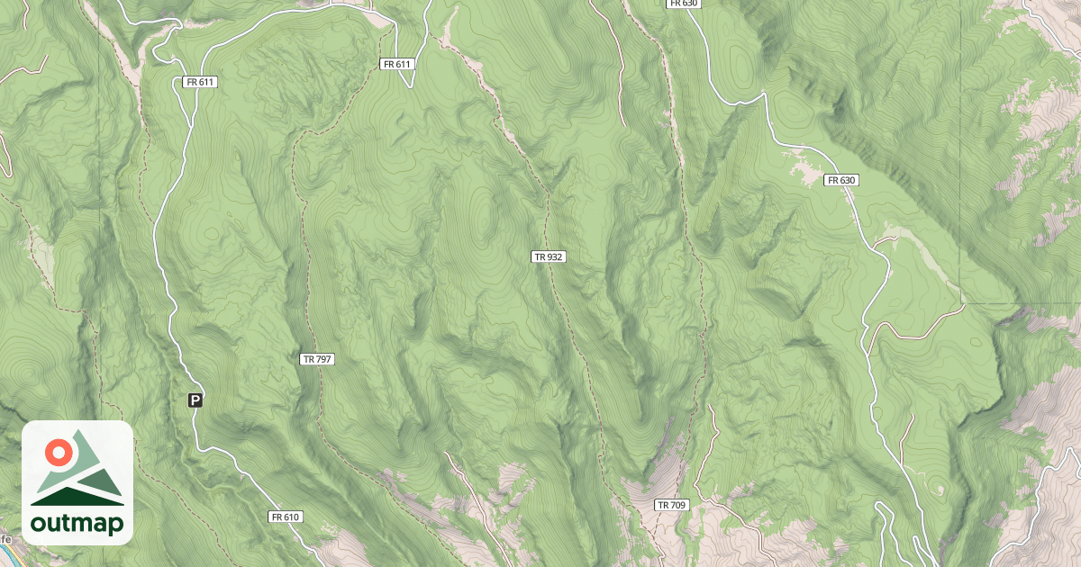 Map of West Bear