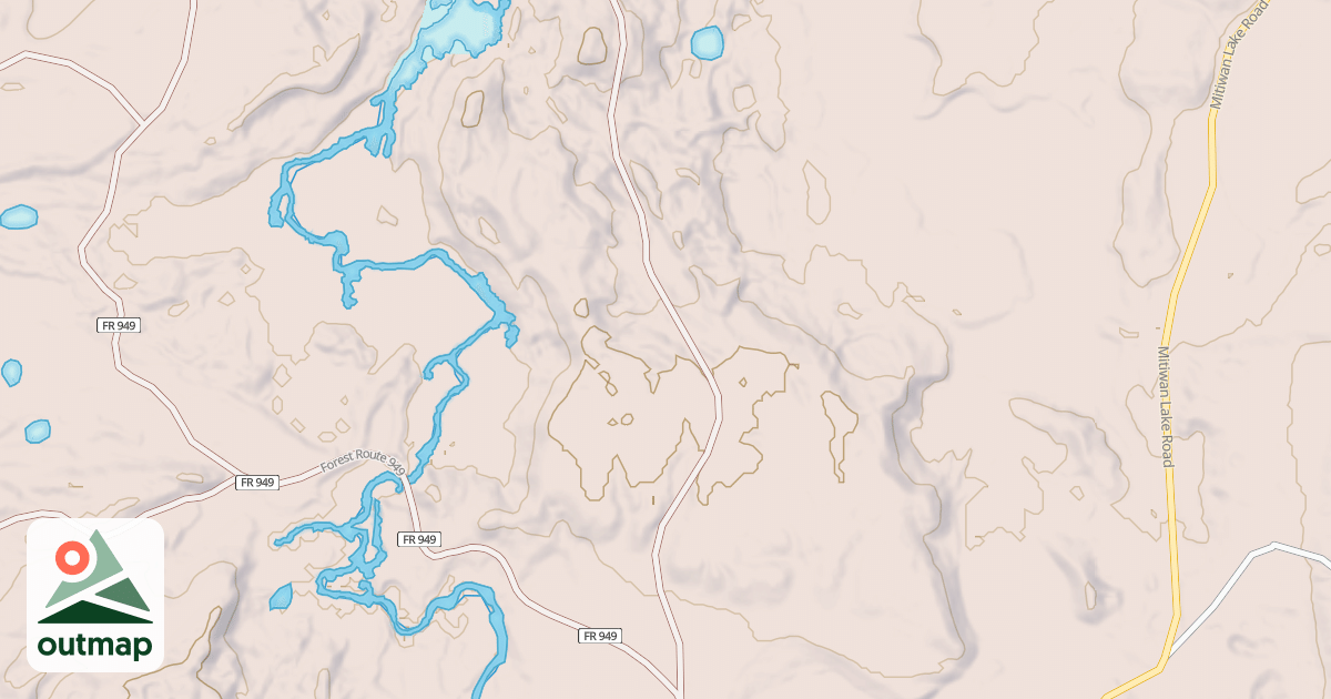 Map of LITTLE ISABELLA RIVER SPUR A