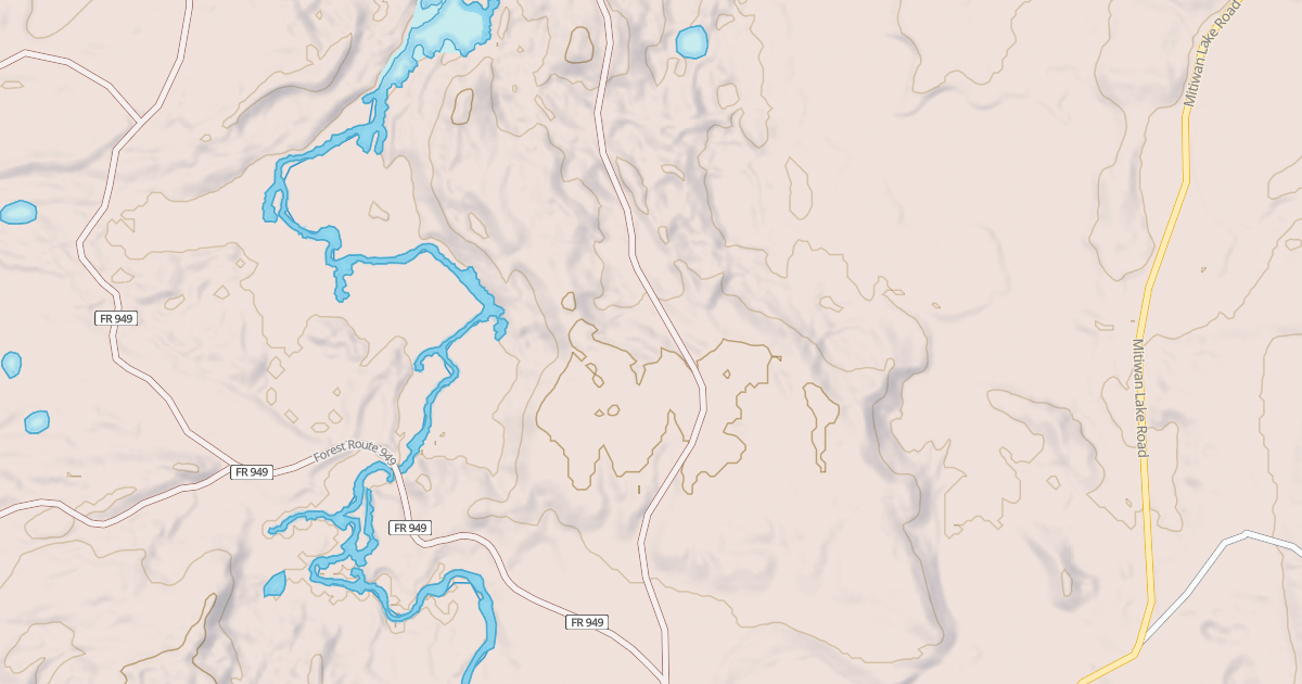 Map preview of LITTLE ISABELLA RIVER SPUR A