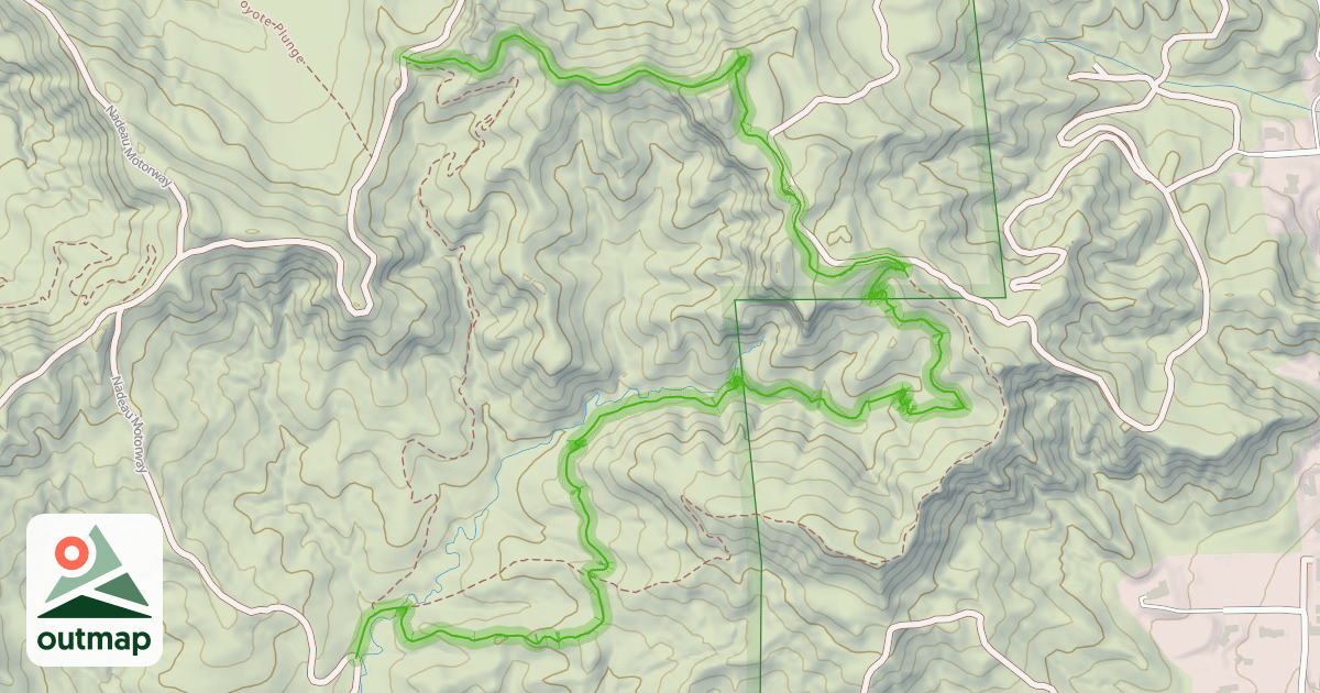 Map of Shadow Glen Trail