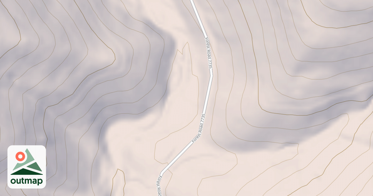 Map of USFS National Forest System Roads {5D89DF01-E8B7-46B9-8092-C043F4A9E672}