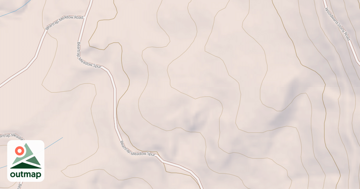Map of BEARTRAP MEADOW
