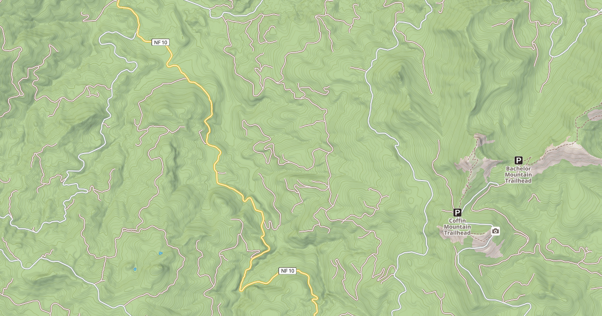 Map preview of HAWKINS CREEK