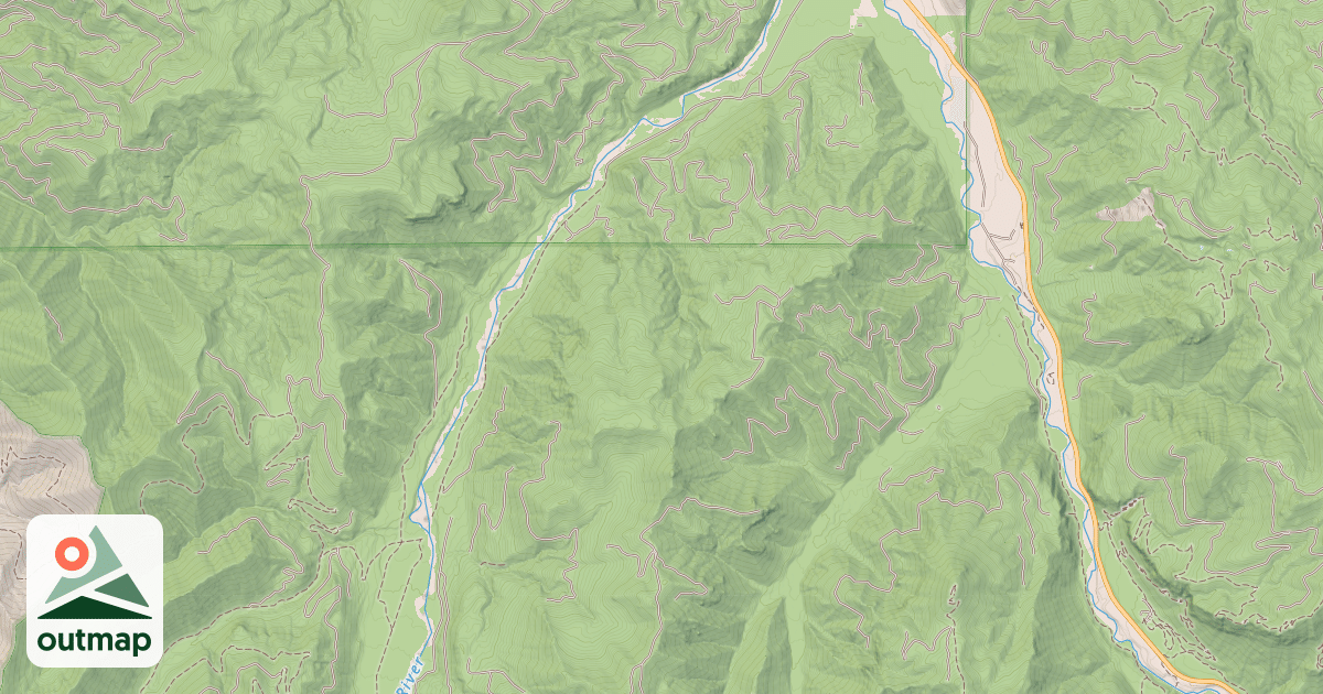 Map of JIM CREEK/HALLER PASS