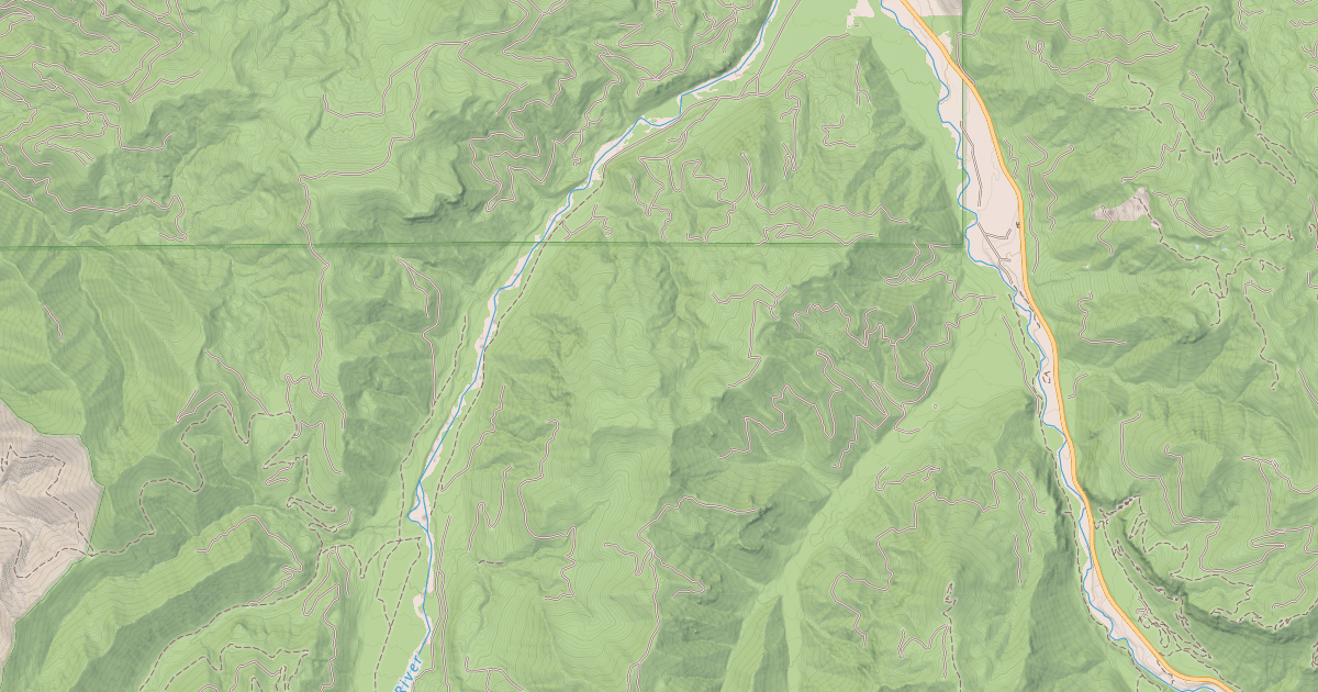 Map preview of JIM CREEK/HALLER PASS