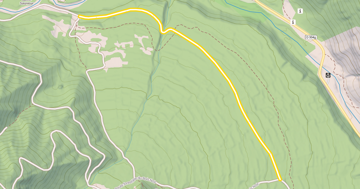 Map preview of Les Arras - Descente de la Claré
