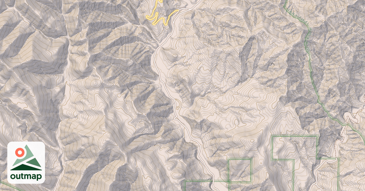 Map of LA BREA CYN. OHV