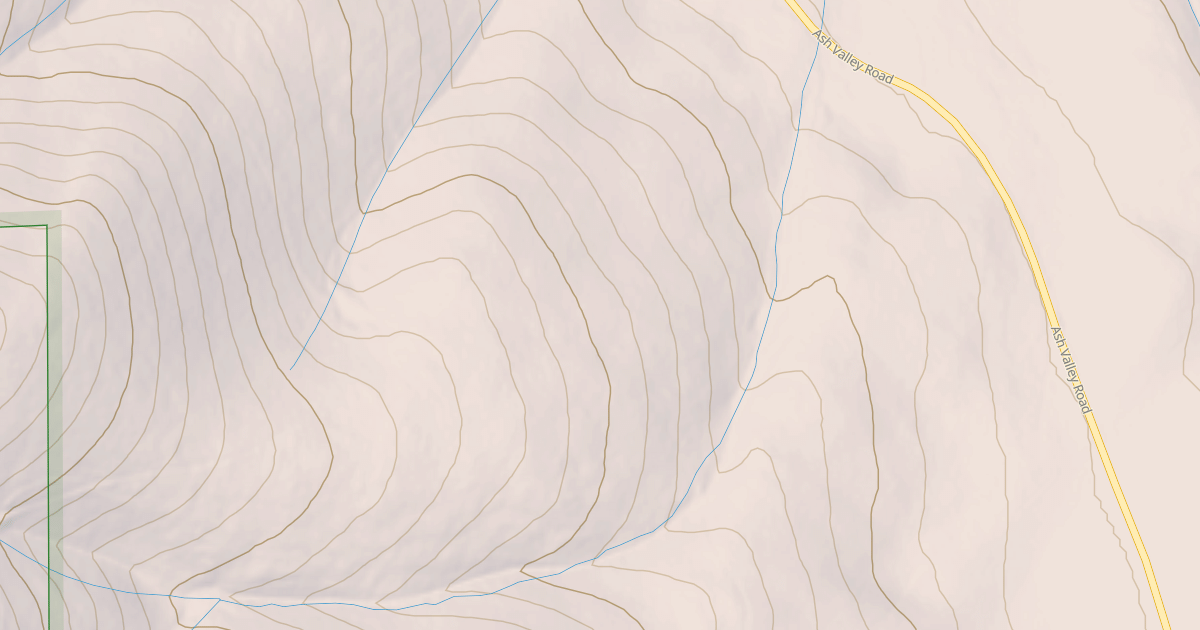 Map preview of ASH VALLEY SPUR