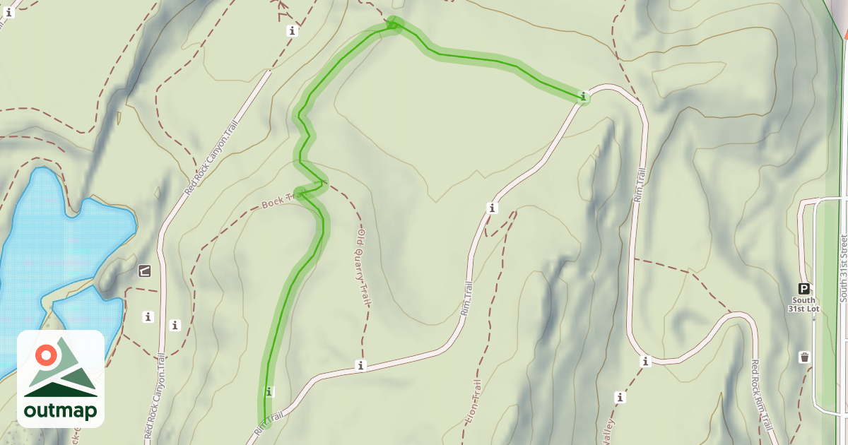 Map of Bock Trail