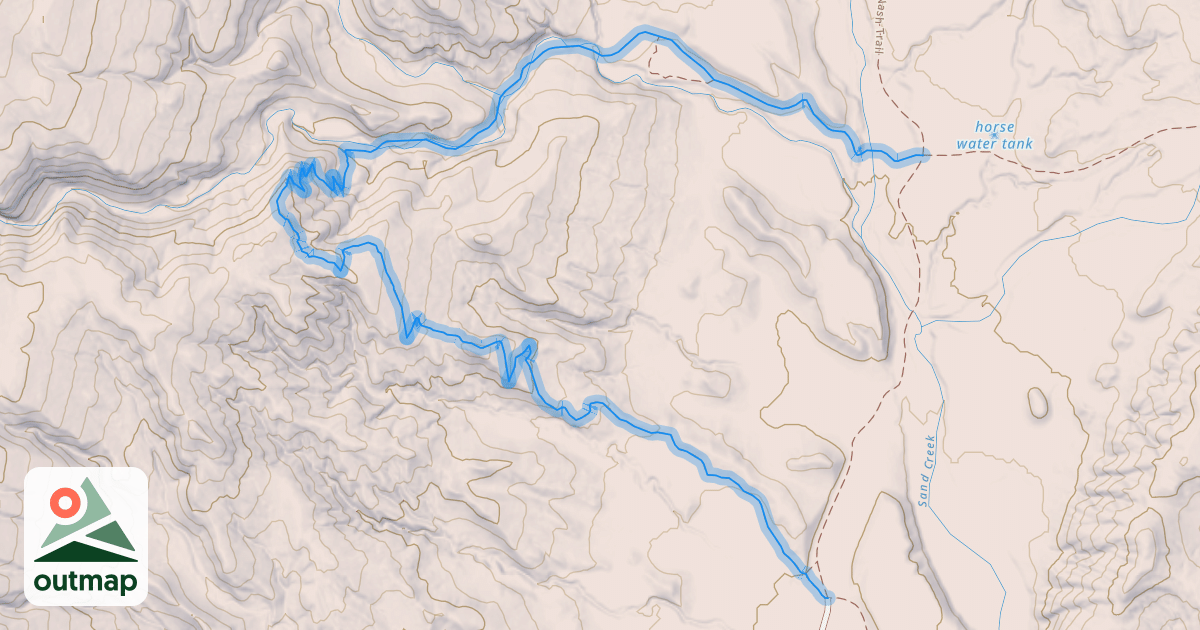 Map of K-Lynn Cameron Trail