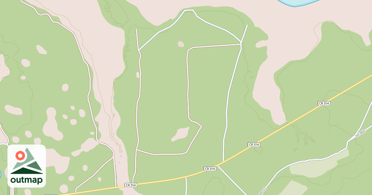 Map of MUD LAKE