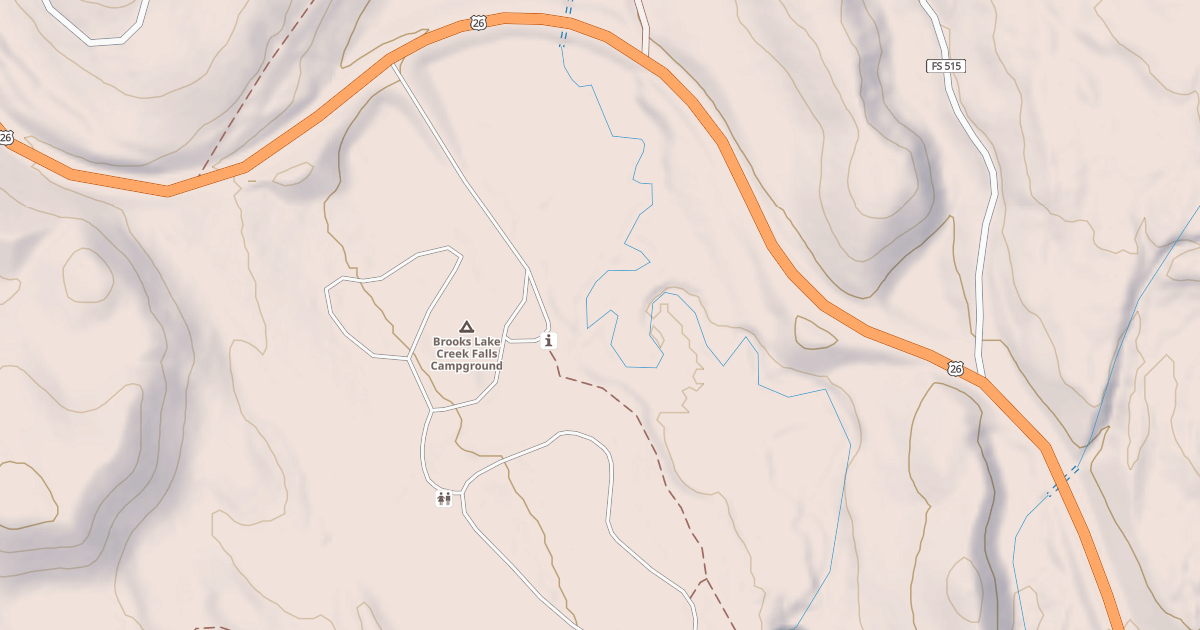 Map preview of FALLS CAMPGROUND