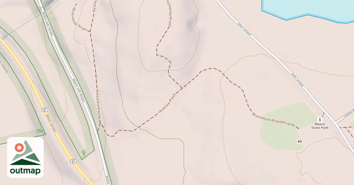 Map of Blackhill Road Trail