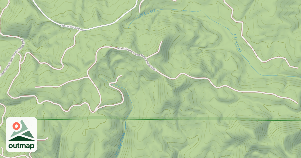 Map of COAST RIDGE