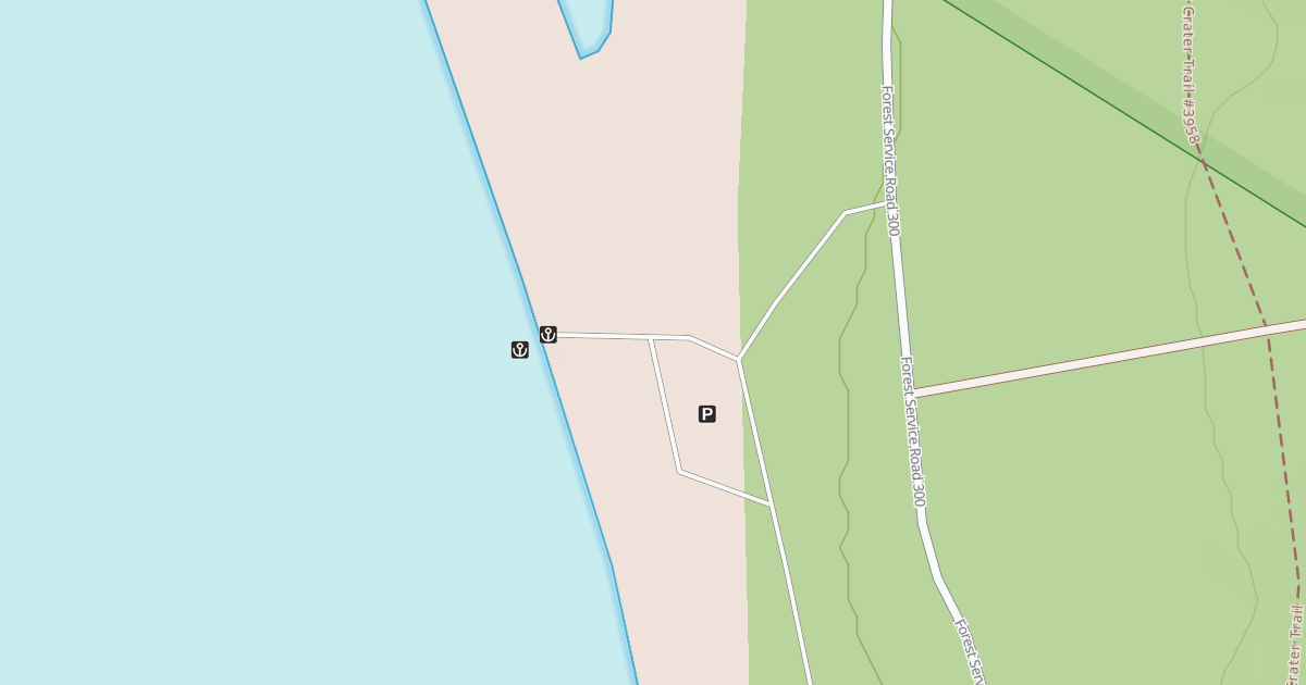 Map preview of CINDER HILL BOATING