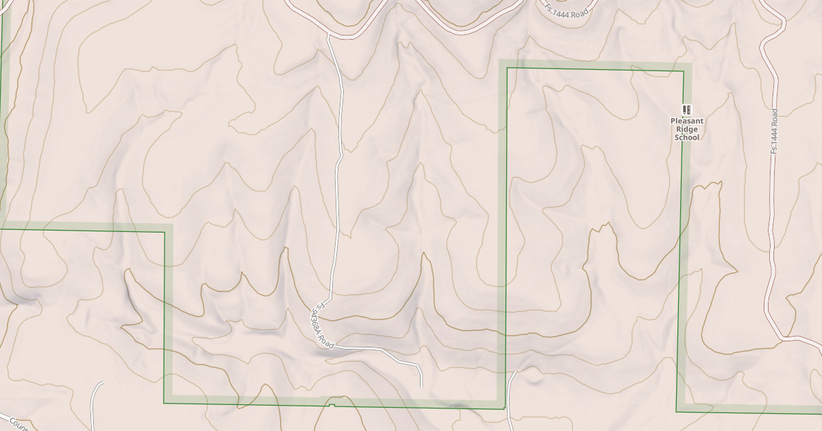 Map preview of USFS Motor Vehicle Use Map Roads {B6468F74-47BB-4CAC-8716-3E466FD6DE0D}