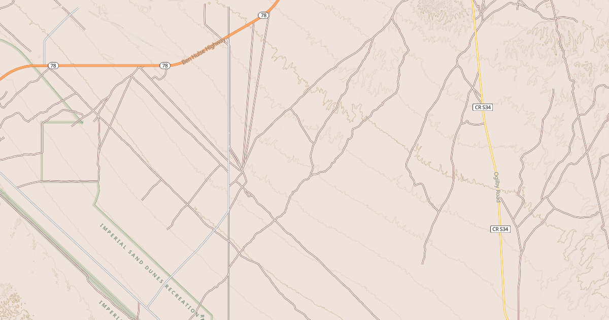 Map preview of BLM National GTLF Public Motorized Roads 90213a15-5e77-496f-bc86-6398b0feb0c4