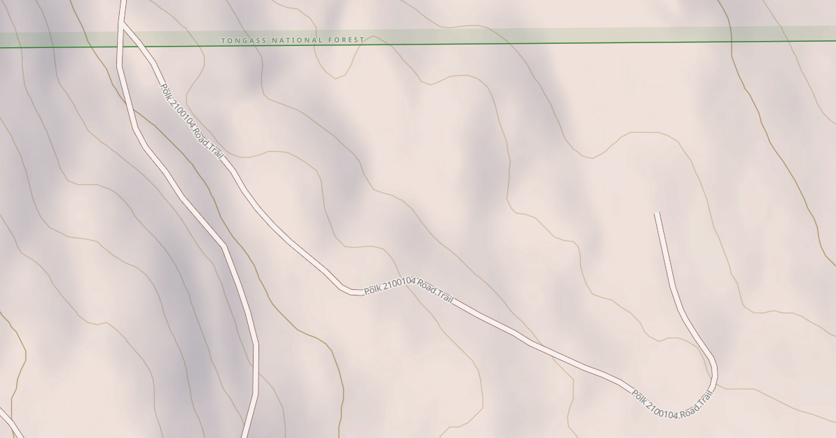 Map preview of Polk 2100104 Road