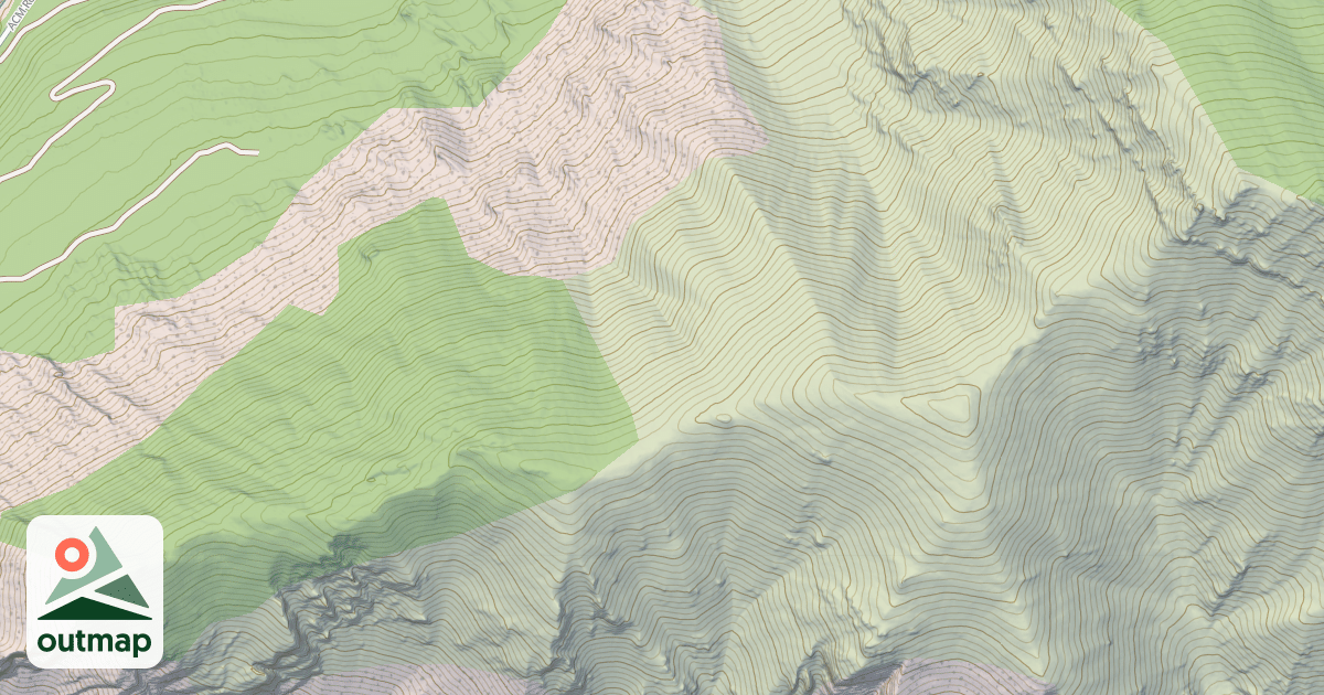 Map of KOO KOO SINT RIDGE