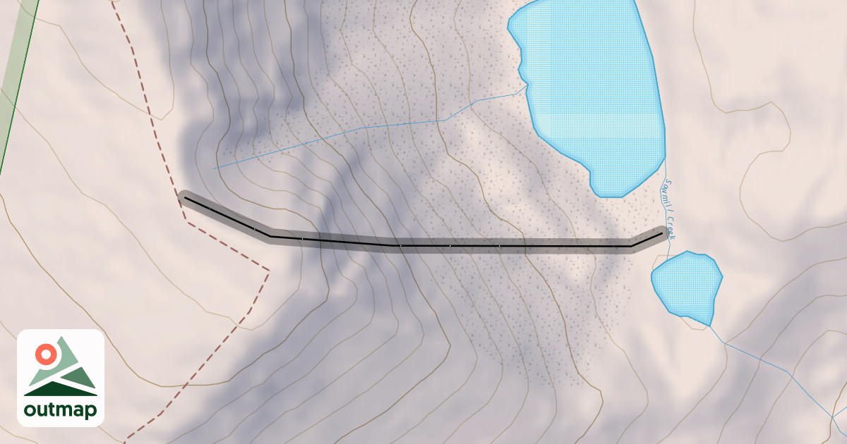 Map of Wacky's Chute