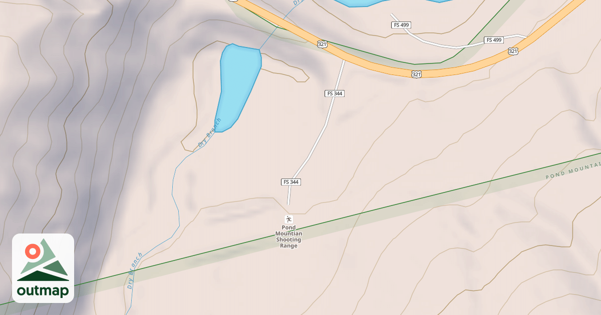 Map of LITTLE POND SHOOTING