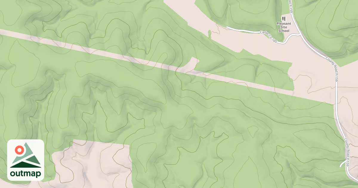 Map of PLEASANT SITE