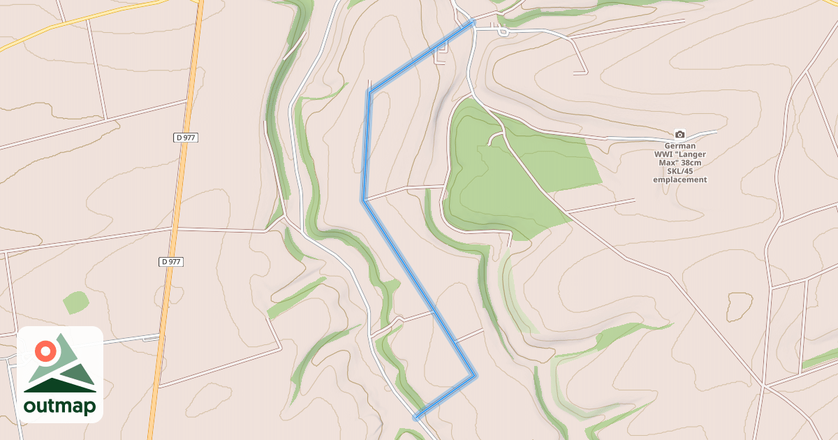 Map of Chemin du Mont Mai