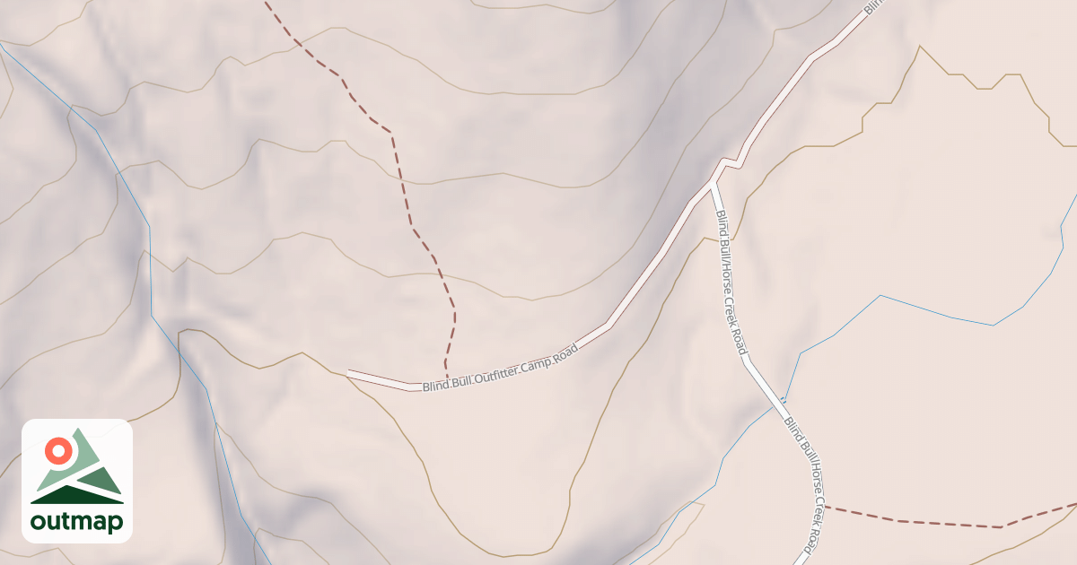 Map of BLIND BULL OUTFITTER CAMP