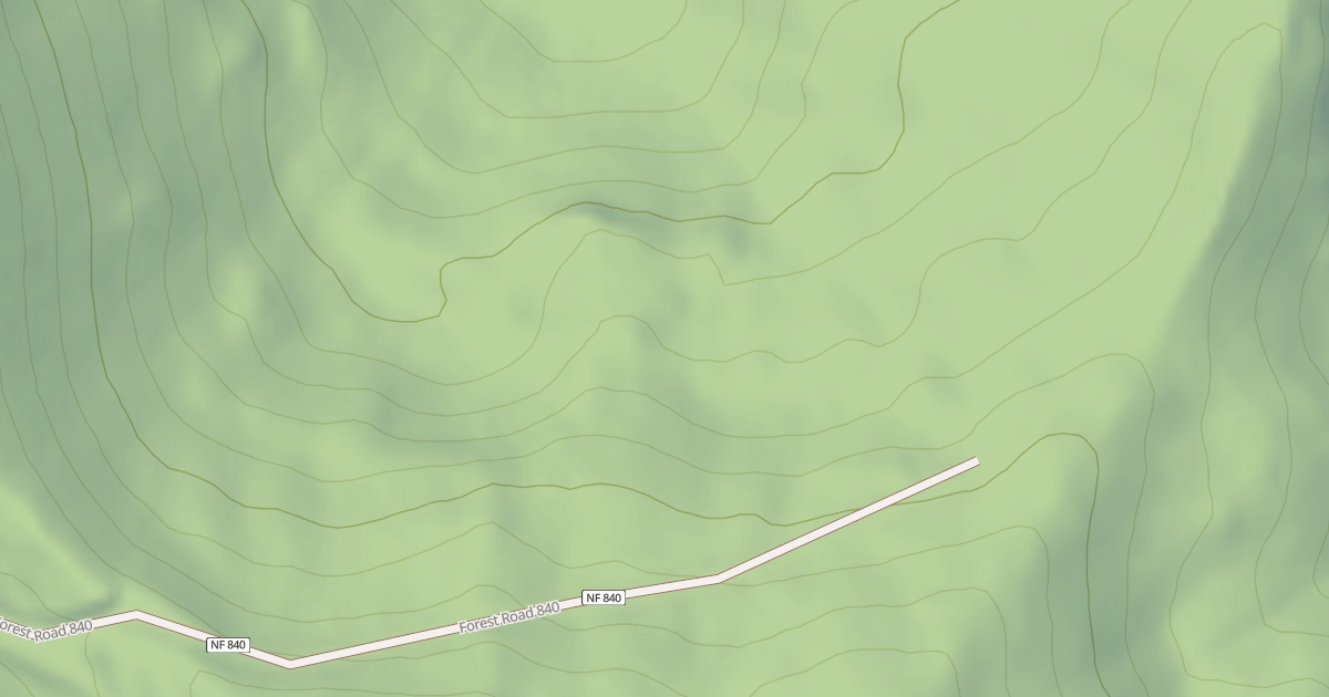 Map preview of USFS National Forest System Roads {3A7080E1-4480-4E61-BDAF-CB45EBFFACBE}