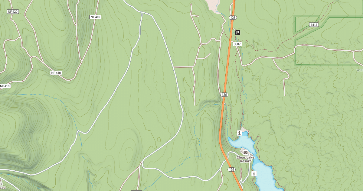 Map preview of HACKLEMAN CREEK