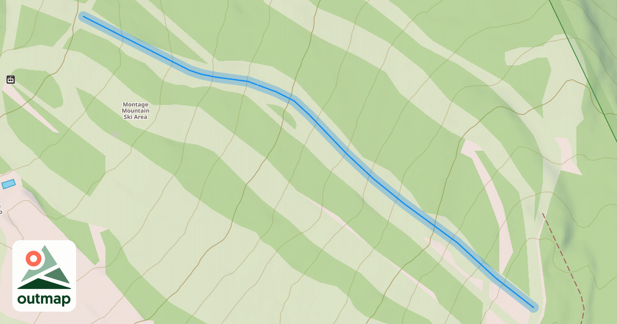 Map of Upper Runway