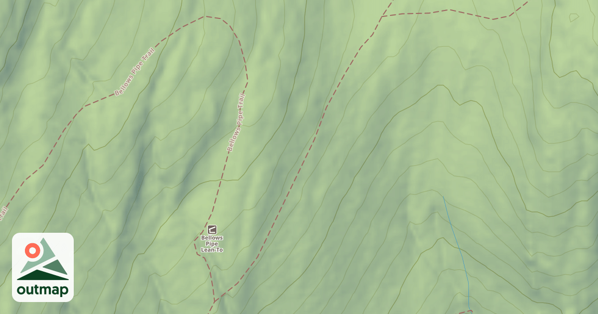 Map of Bellows Pipe Trail